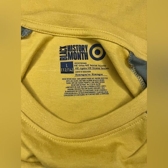 Black History Month long sleeved tee sz Large (12/14) - Picture 2 of 4